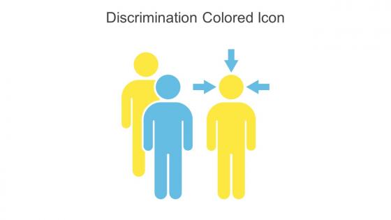 Discrimination Colored Icon In Powerpoint Pptx Png And Editable Eps Format