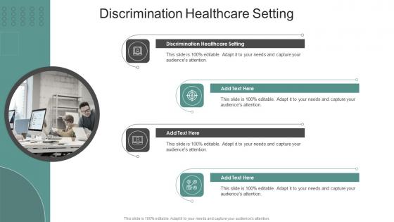 Discrimination Healthcare Setting In Powerpoint And Google Slides Cpb
