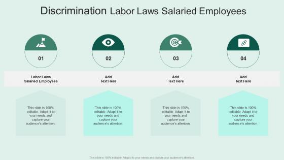 Discrimination Labor Laws Salaried Employees In Powerpoint And Google Slides Cpb