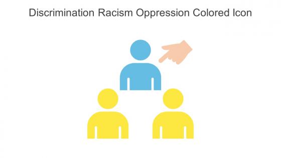 Discrimination Racism Oppression Colored Icon In Powerpoint Pptx Png And Editable Eps Format