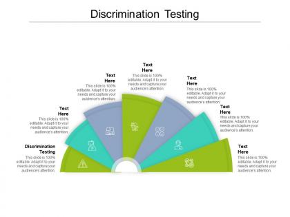 Discrimination testing ppt powerpoint presentation inspiration themes cpb