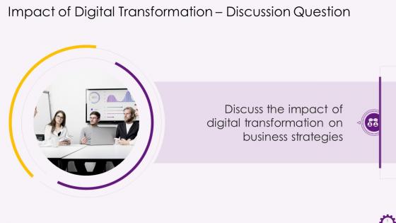 Discussion Questions On Impact Of Digital Transformation Training Ppt