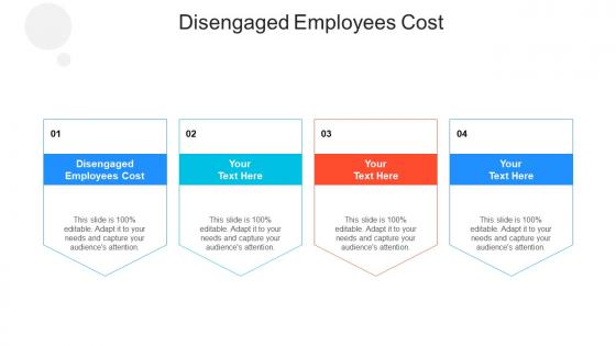 Disengaged employees cost ppt powerpoint presentation gallery slide portrait cpb