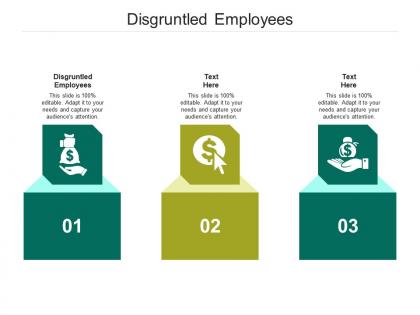 Disgruntled employees ppt powerpoint presentation model structure cpb