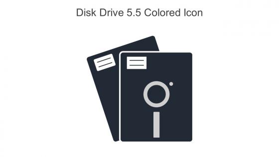 Disk Drive 5 5 Colored Icon In Powerpoint Pptx Png And Editable Eps Format