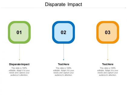 Disparate impact ppt powerpoint presentation professional templates cpb