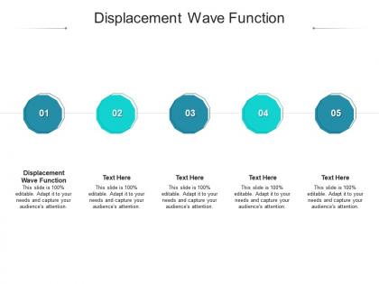 Displacement wave function ppt powerpoint presentation ideas show cpb
