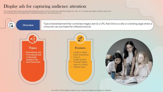 Display Ads For Capturing Audience Attention Strategies For Adopting Paid Marketing MKT SS V