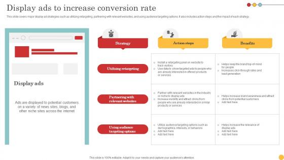 Display Ads To Increase Conversion Rate Lead Generation Tactics To Get Strategy SS V