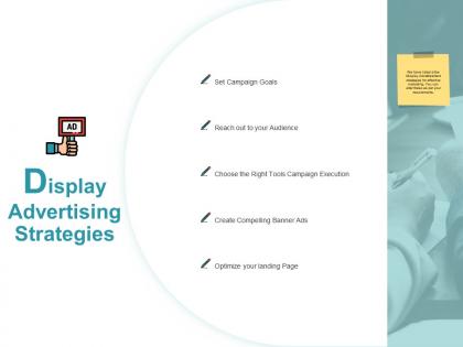 Display advertising strategies campaign ppt powerpoint presentation portfolio