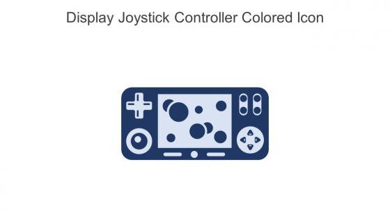 Display Joystick Controller Colored Icon In Powerpoint Pptx Png And Editable Eps Format
