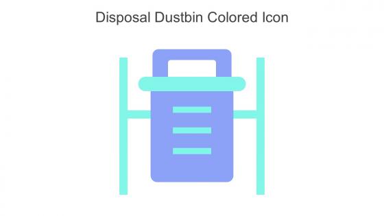 Disposal Dustbin Colored Icon In Powerpoint Pptx Png And Editable Eps Format