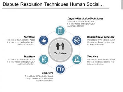 Dispute resolution techniques human social behavior management structures cpb