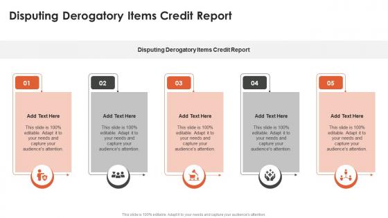 Disputing Derogatory Items Credit Report In Powerpoint And Google Slides Cpb