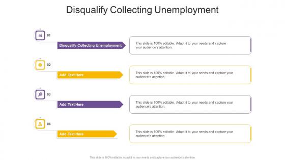 Disqualify Collecting Unemployment In Powerpoint And Google Slides Cpb