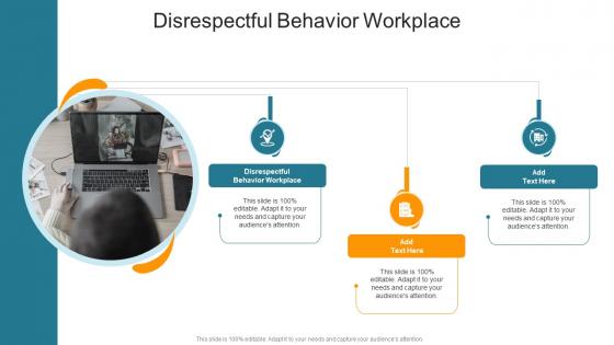 Disrespectful Behavior Workplace In Powerpoint And Google Slides Cpb