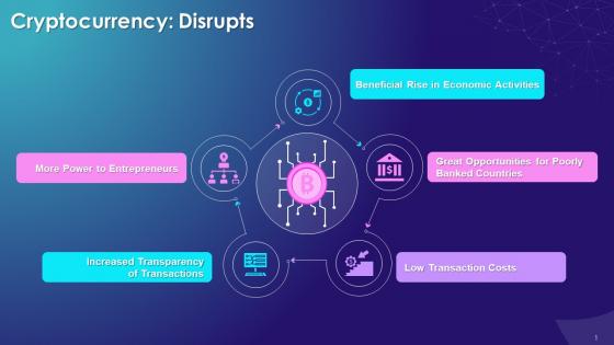 Disruption By Cryptocurrency And Blockchain Technology Training Ppt