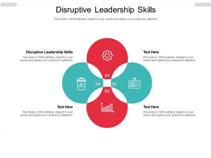 Disruptive leadership skills ppt powerpoint presentation styles styles cpb