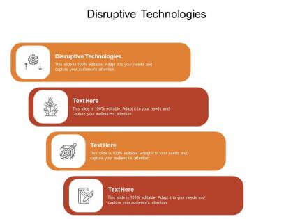 Disruptive technologies ppt powerpoint presentation inspiration maker cpb
