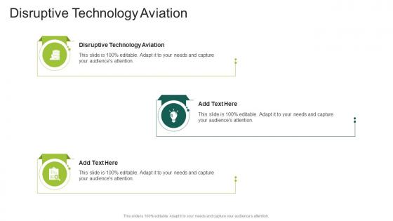 Disruptive Technology Aviation In Powerpoint And Google Slides Cpb