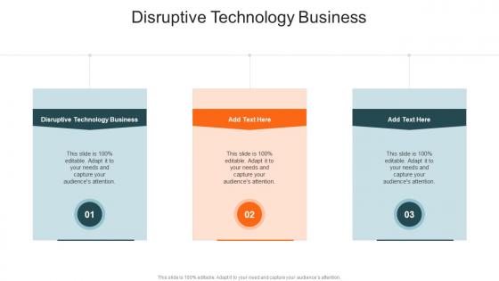Disruptive Technology Business In Powerpoint And Google Slides Cpb