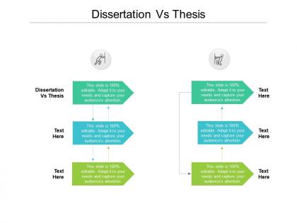 Dissertation vs thesis ppt powerpoint presentation model diagrams cpb