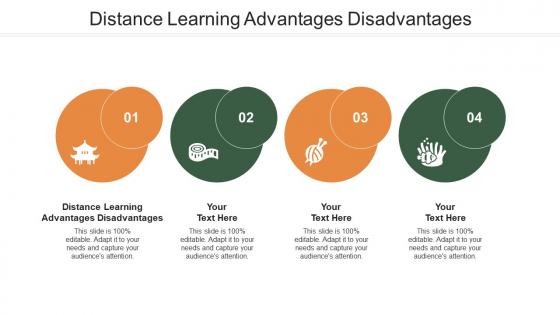 Distance learning advantages disadvantages ppt powerpoint presentation pictures good cpb