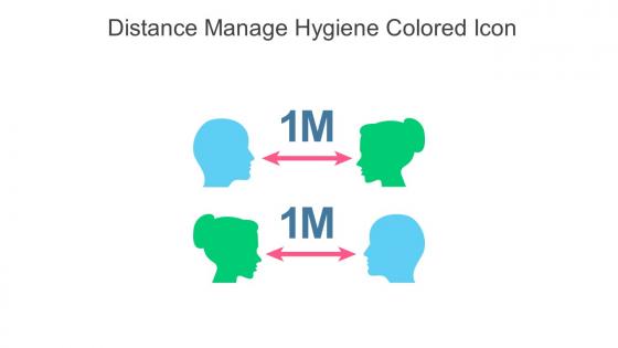 Distance Manage Hygiene Colored Icon In Powerpoint Pptx Png And Editable Eps Format
