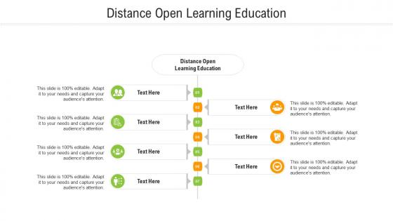 Distance open learning education ppt powerpoint presentation styles gridlines cpb