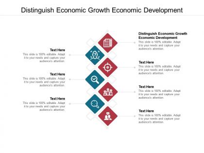 Distinguish economic growth economic development ppt powerpoint presentation file graphics cpb