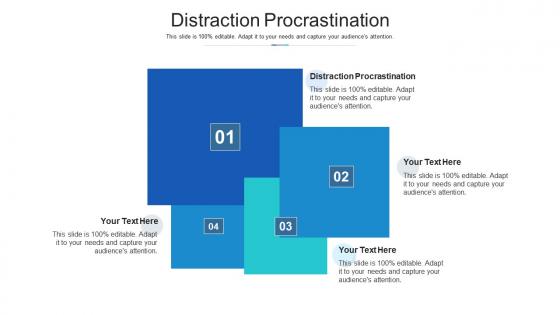 Distraction procrastination ppt powerpoint presentation layouts model cpb