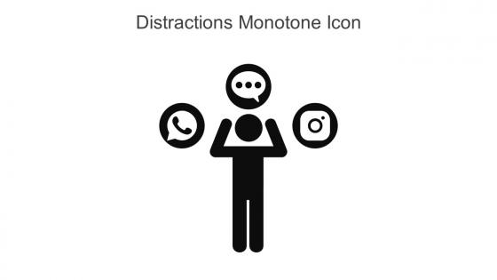 Distractions Monotone Icon In Powerpoint Pptx Png And Editable Eps Format