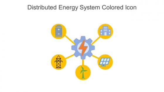 Distributed Energy System Colored Icon In Powerpoint Pptx Png And Editable Eps Format