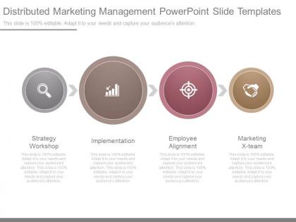 Distributed marketing management powerpoint slide templates