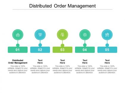 Distributed order management ppt powerpoint presentation model grid cpb