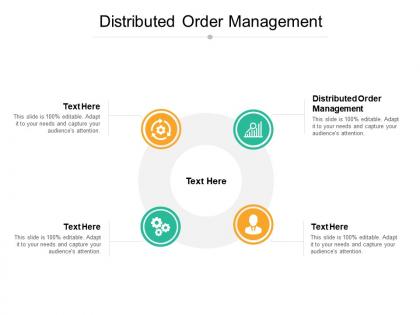 Distributed order management ppt powerpoint presentation outline format cpb