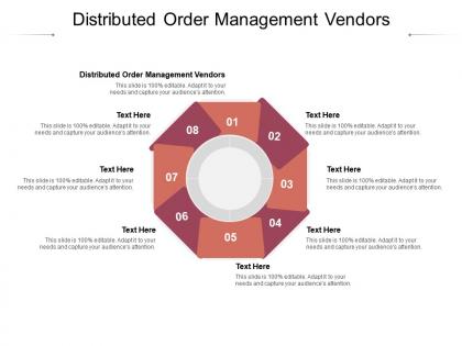 Distributed order management vendors ppt powerpoint presentation pictures gridlines cpb