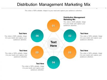Distribution management marketing mix ppt powerpoint presentation outline styles cpb