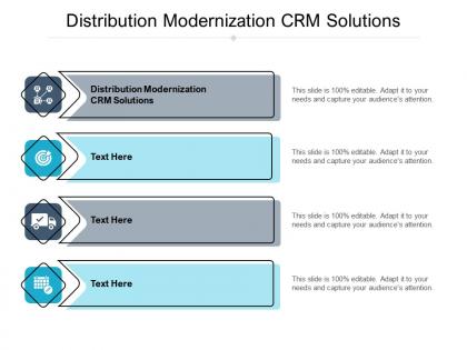 Distribution modernization crm solutions ppt powerpoint presentation gallery clipart cpb