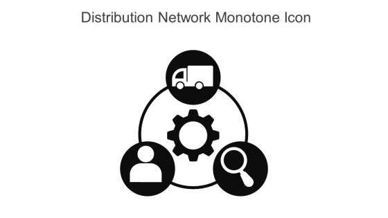 Distribution Network Monotone Icon In Powerpoint Pptx Png And Editable Eps Format