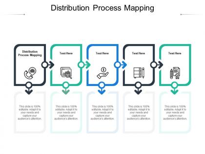 Distribution process mapping ppt powerpoint presentation inspiration good cpb