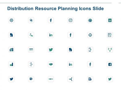 Distribution resource planning icons slide ppt powerpoint presentation show background designs