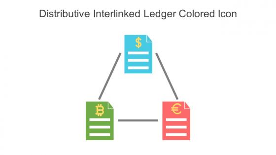 Distributive Interlinked Ledger Colored Icon In Powerpoint Pptx Png And Editable Eps Format