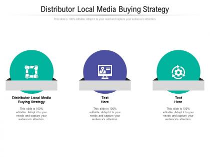 Distributor local media buying strategy ppt powerpoint presentation layouts graphics cpb