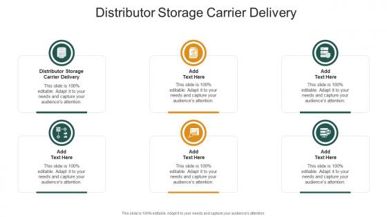 Distributor Storage Carrier Delivery In Powerpoint And Google Slides Cpb