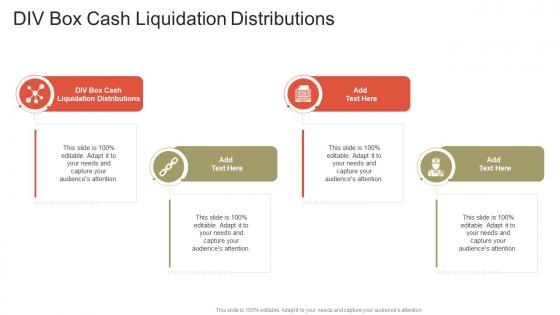 Div Box Cash Liquidation Distributions In Powerpoint And Google Slides Cpb