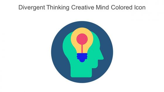 Divergent Thinking Creative Mind Colored Icon In Powerpoint Pptx Png And Editable Eps Format