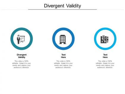 Divergent validity ppt powerpoint presentation deck cpb