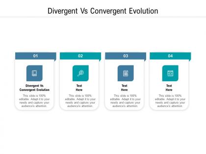 Divergent vs convergent evolution ppt powerpoint presentation portfolio slides cpb