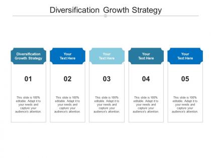 Diversification growth strategy ppt powerpoint presentation file visual aids cpb